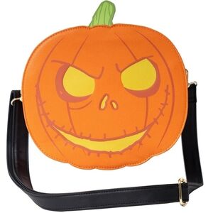 Loungefly Nightmare Before Christmas Pumpkin Crossbody Bag Glow in the Dark NWT